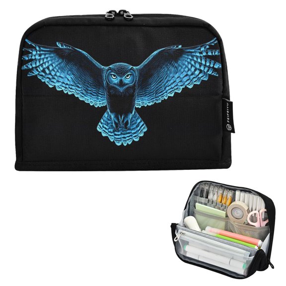 ALAZA Cool Eagle Pencil Case Pen Pouch Bag Large Capacity Organizer