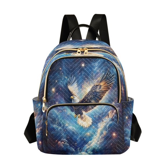 ALAZA Cool Eagle Womens Travel Laptop Backpack Large Daypack Ladies Shoulder Bags S