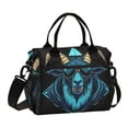 thumbnail image 1 of ALAZA Cool Goat Insulated Lunch Bag Reusable Tote Box Adjustable Shoulder Strap for Work Picnic, 1 of 6