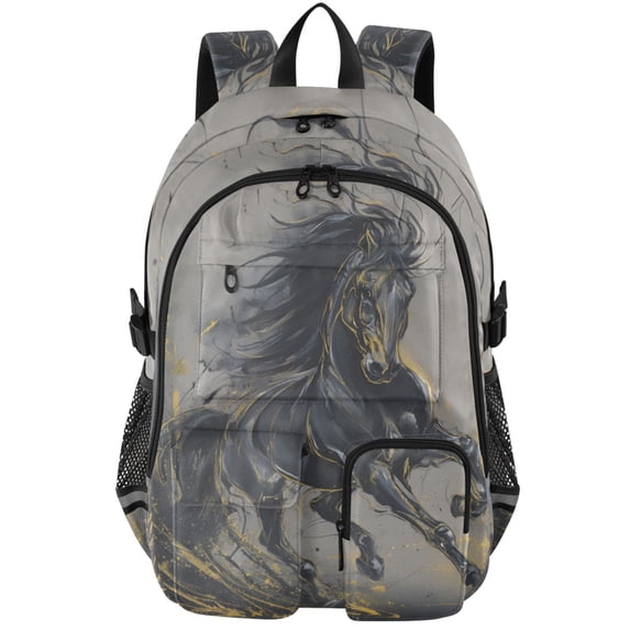 ALAZA Cool Horse Running Print Student Backpack School Bookbag Large ...