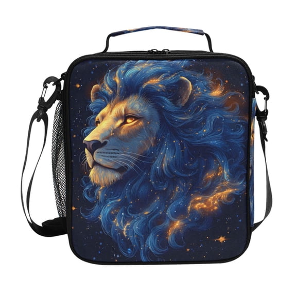 ALAZA Cool Lion Lunch Box Insulated Lunch Bag Reusable Thermal Cooler Tote School Picnic