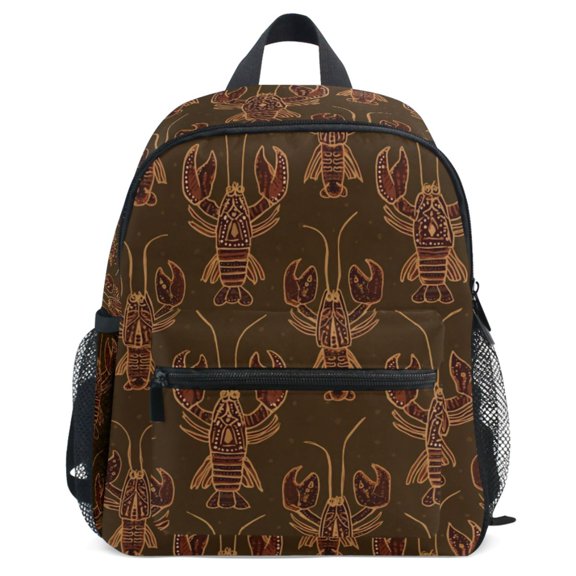 ALAZA Cool Lobster Pattern School Backpack Student Bookbag Mini Bag