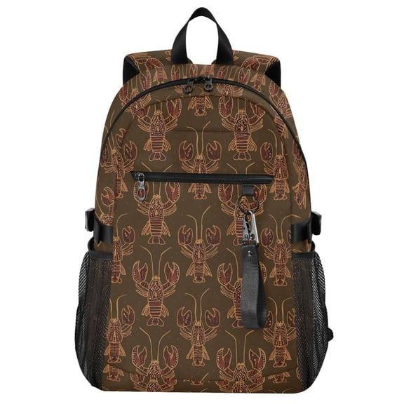 ALAZA Cool Lobster Pattern School Backpack Travel Laptop Bag College Bookbag Casual Daypack for Women Men