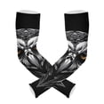 thumbnail image 1 of ALAZA Cool Owl UV Sun Protection Arm Sleeves UPF 50+ Compression Cooling Sleeve 1 Pair, 1 of 7
