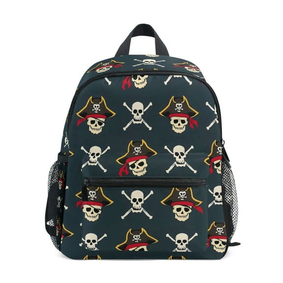 ALAZA Cool Skull Pattern School Backpack Small Bookbag Mini Bags