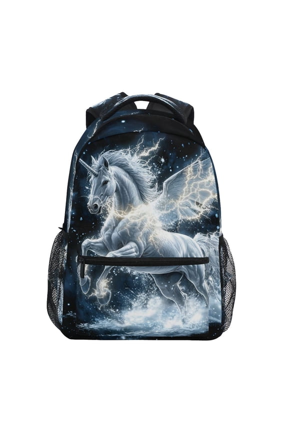 Cool Unicorn Pattern School Backpack Elementary Stylish Bookbag Laptop Bags Travel Daypack