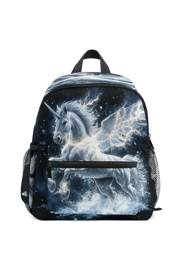 Cool Unicorn Pattern School Backpack Student Bookbag Mini Bag