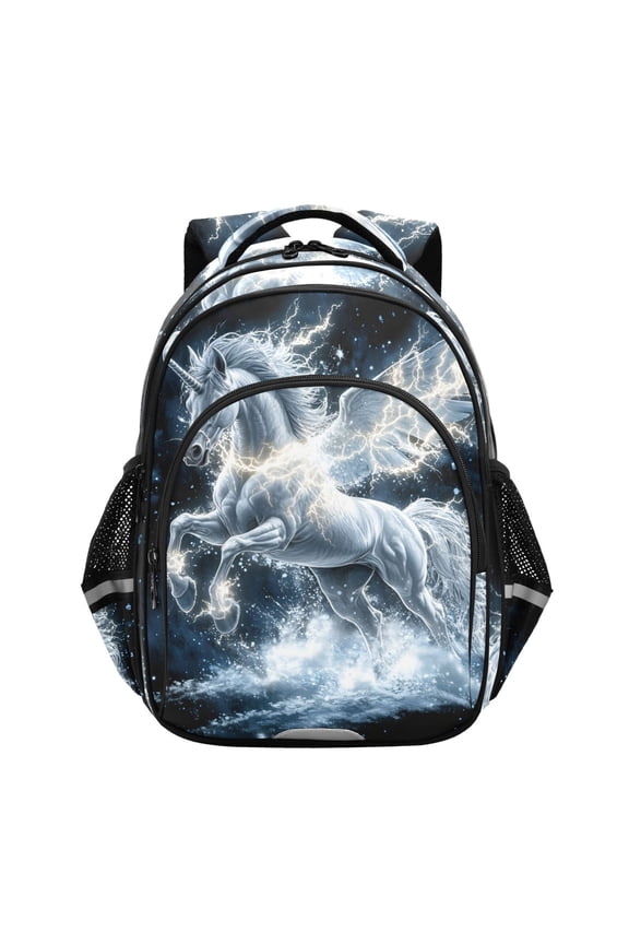 Cool Unicorn School Backpack Elementary Bag Bookbag Travel Rucksack