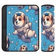 thumbnail image 1 of ALAZA Corgi Dog with Astronaut Car Seat Belt Adjuster Neck Covers Shoulder Cushions Pads S, 1 of 8