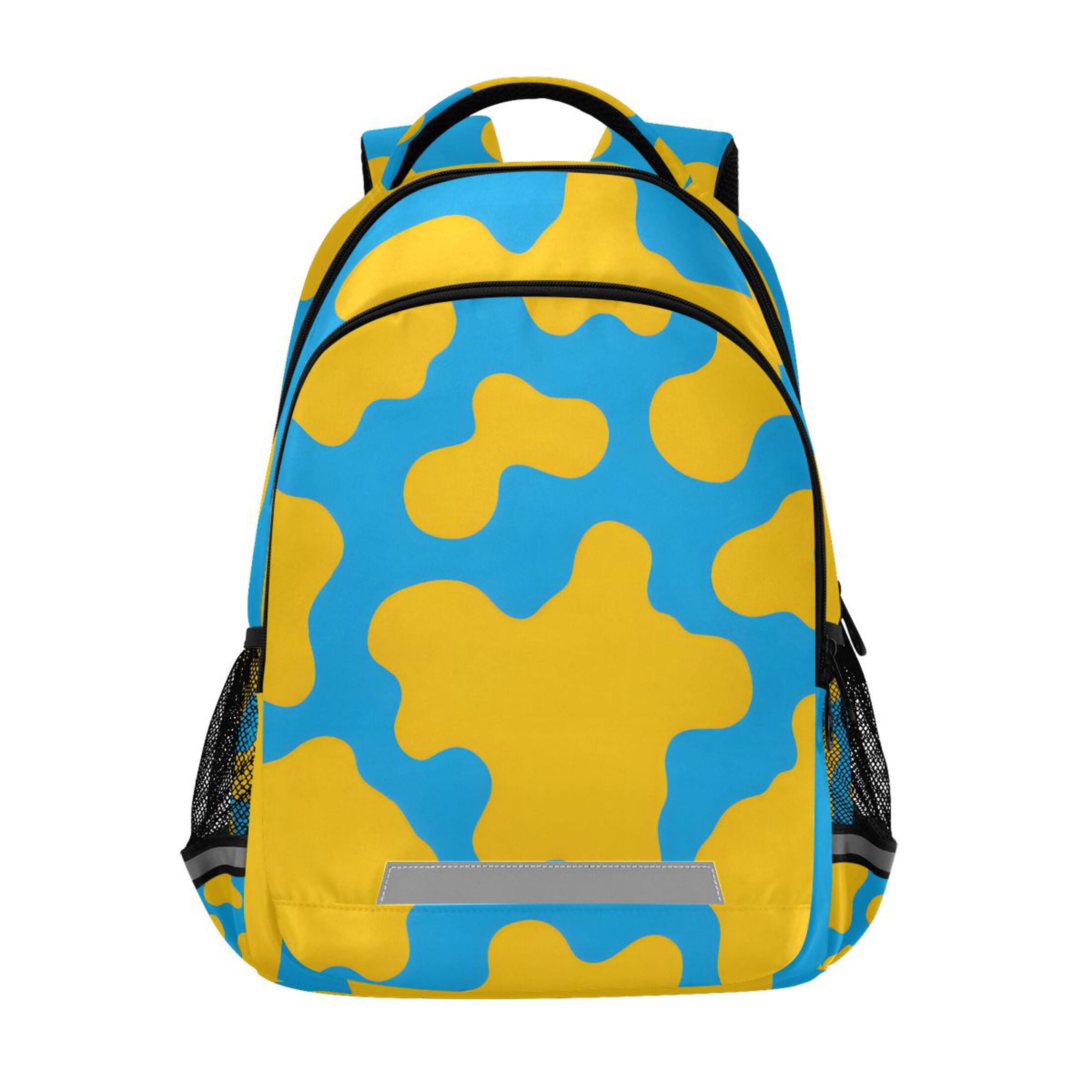 ALAZA Cow Print Backpack Elementary School Bag Bookbag Travel Rucksack