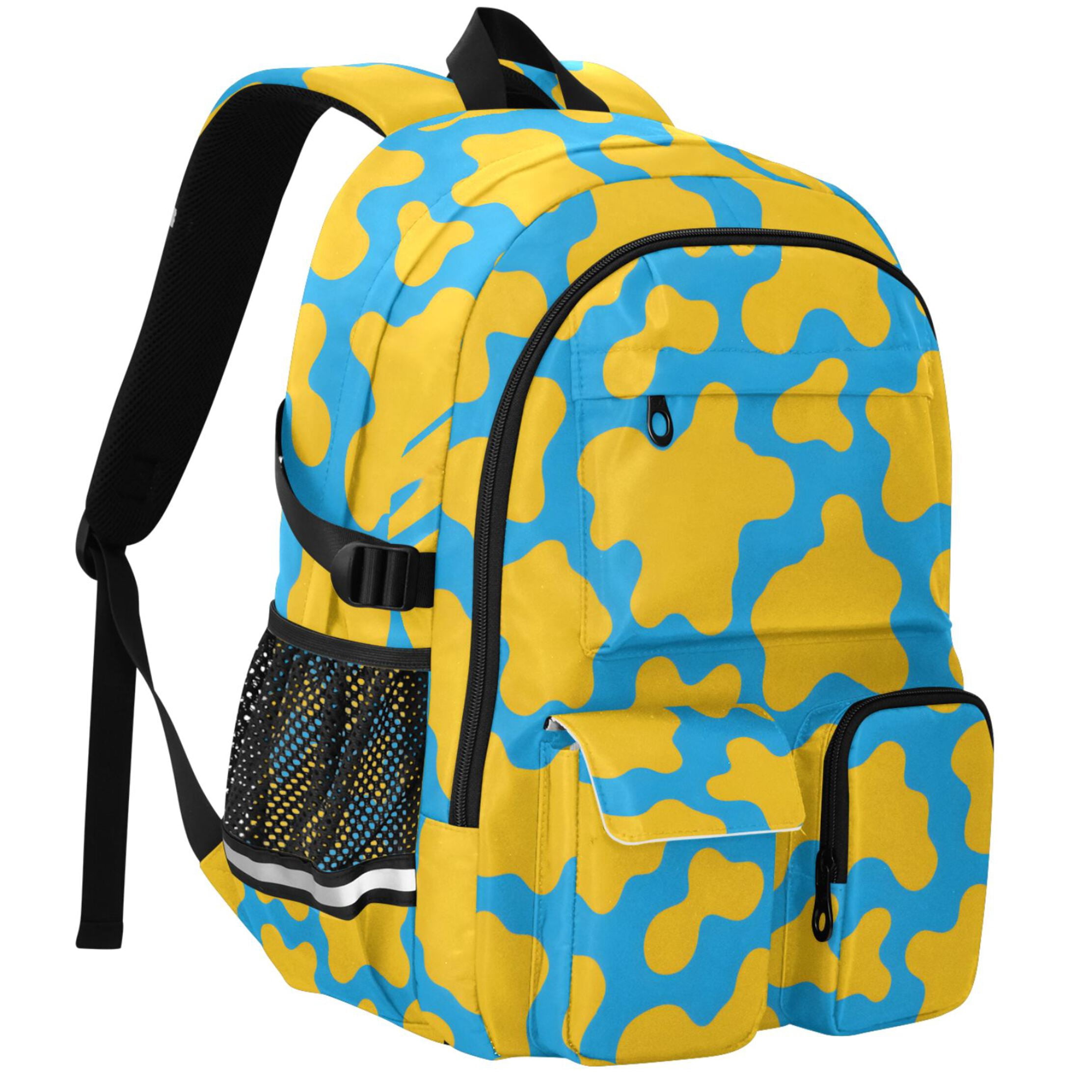 ALAZA Cow Print Student Backpack School Bookbag Large Laptop Daypack Travel Bag