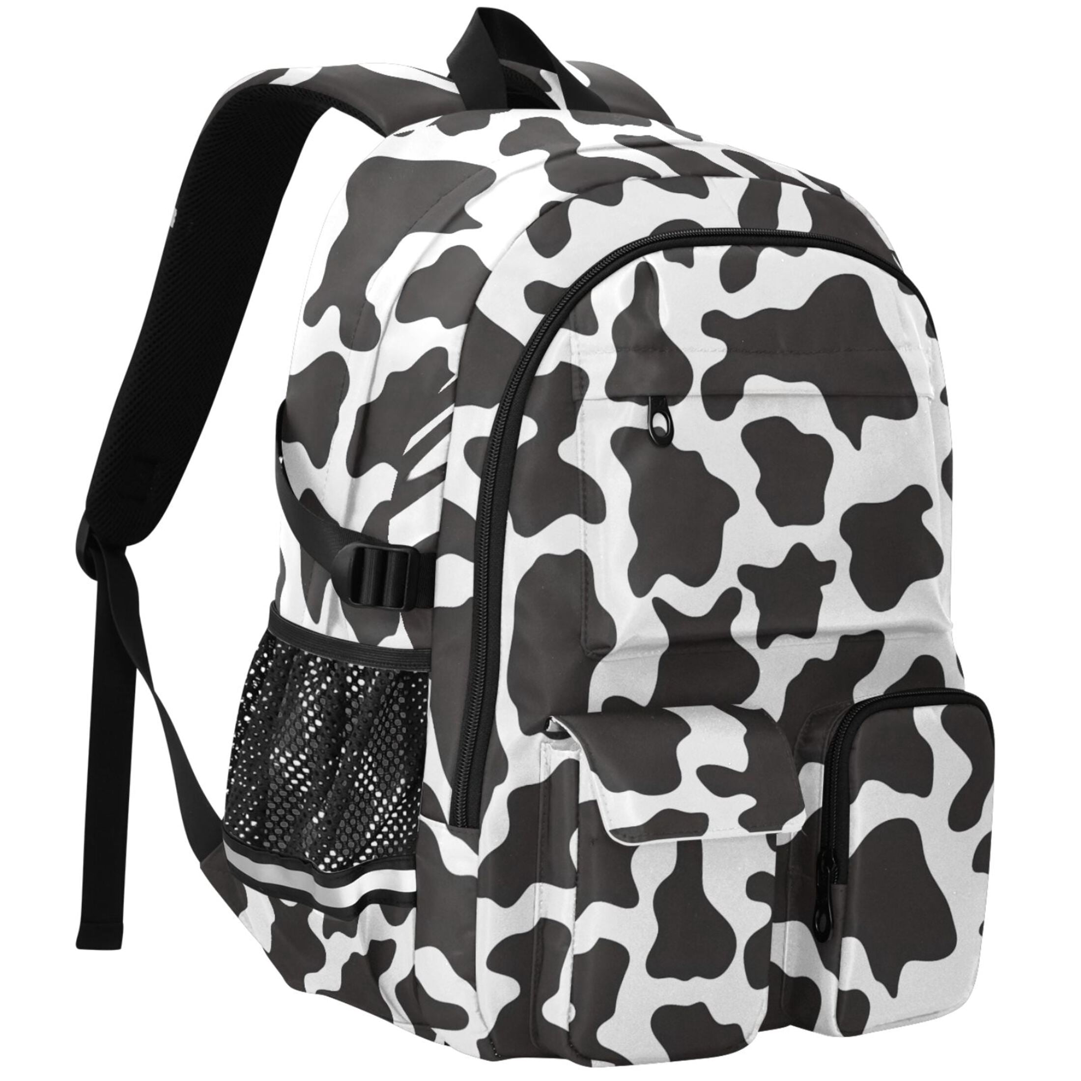 ALAZA Cow Print Student Backpack School Bookbag Large Laptop Daypack Travel Bag