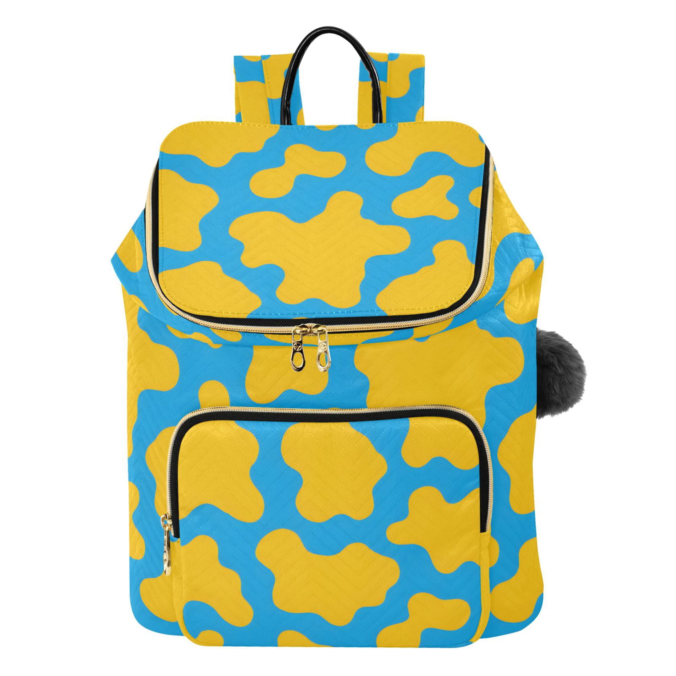 ALAZA Cow Print Travel Backpack Laptop Bag Large Capacity Daypack