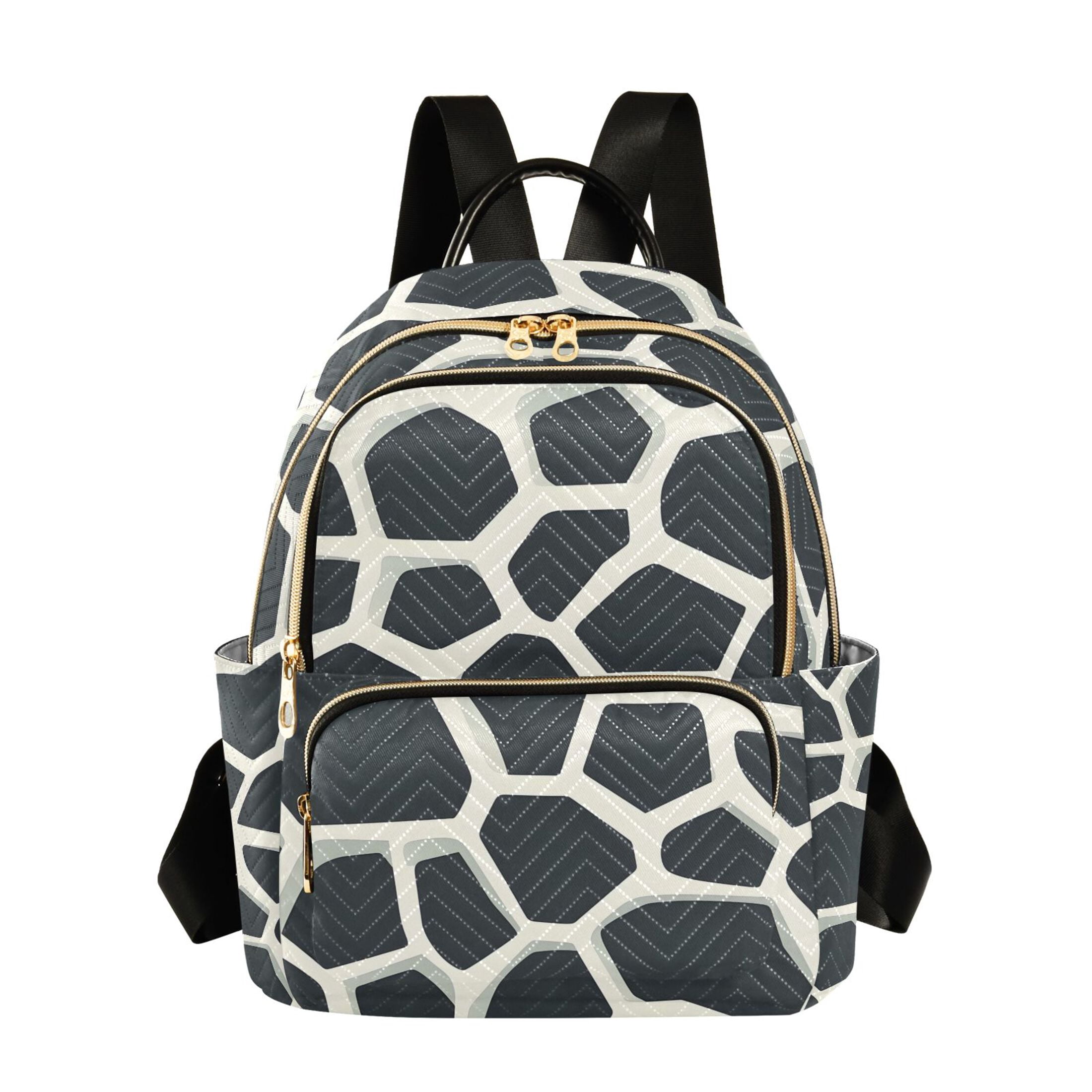 ALAZA Cow Print Womens Travel Laptop Backpack Large Daypack Ladies Shoulder Bags S