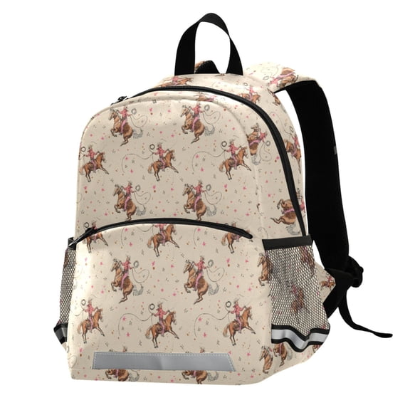 ALAZA Cowboys Riding School Backpack Elementary Student Bookbag