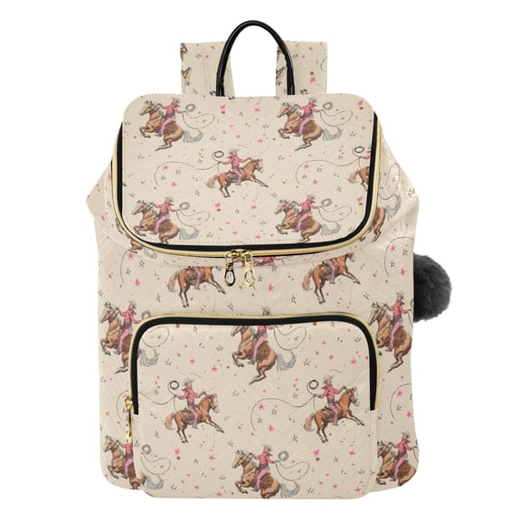 ALAZA Cowboys Riding Travel Backpack Laptop Bag Large Capacity Daypack