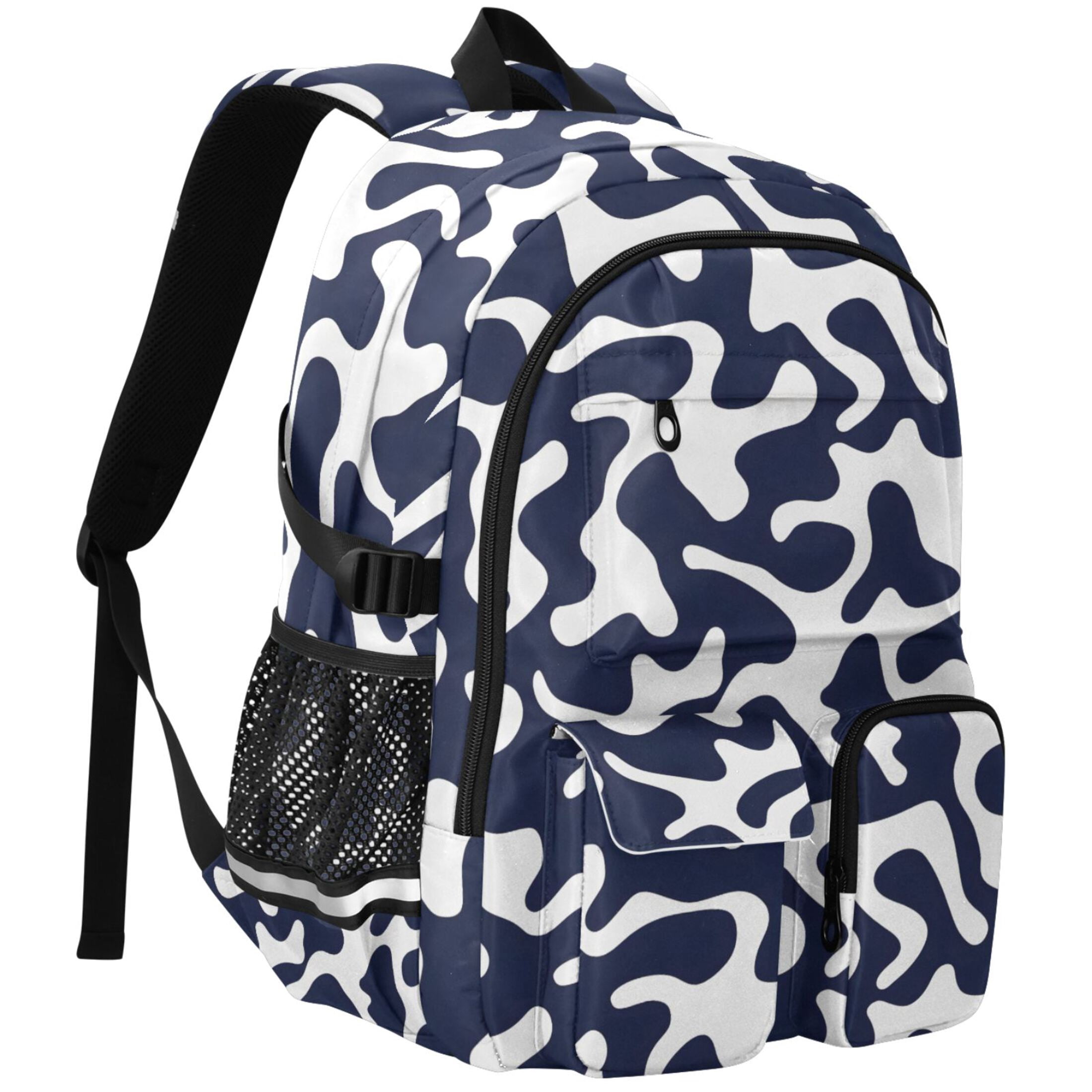 ALAZA Cows Wavy Print Student Backpack School Bookbag Large Laptop Daypack Travel Bag