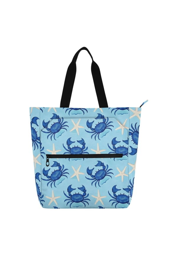Crab and Starfish School Book Bag Kids Tote Bags Handbag