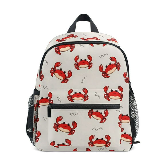 ALAZA Crabs Cartoon School Backpack Small Bookbag Mini Bags