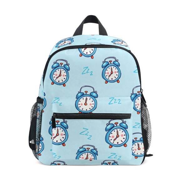 ALAZA Cute Alarm Clock School Backpack Small Bookbag Mini Bags