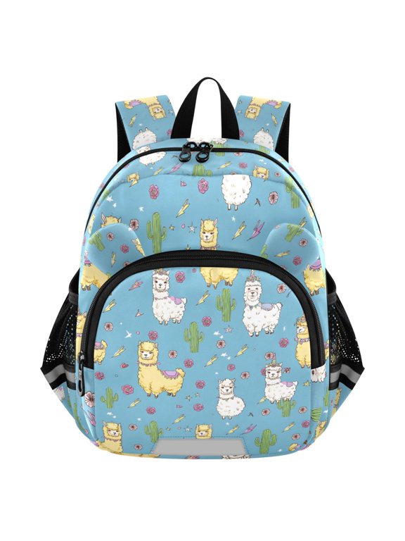 Cute Alpacas Cactus Mini Backpack School Bookbag Age 3-7 Small