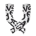 thumbnail image 1 of ALAZA Cute Alphabets UV Sun Protection Arm Sleeves UPF 50+ Compression Cooling Sleeve 1 Pair, 1 of 7
