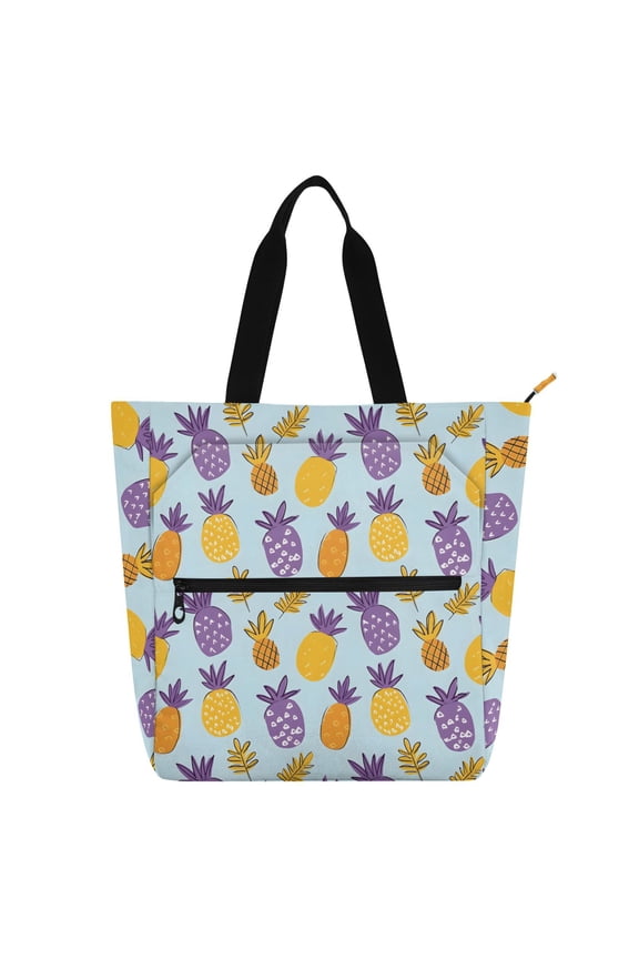 Cute Art Pineapple School Book Bag Kids Tote Bags Handbag