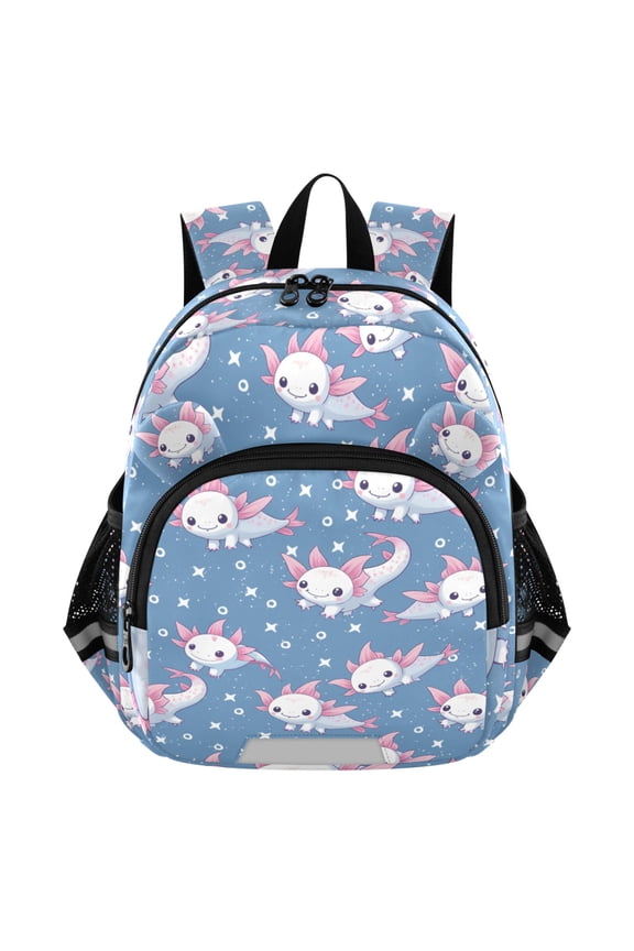 Cute Axolotl Mini Backpack School Bookbag Age 3-7 Small