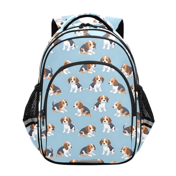 ALAZA Cute Beagle Dogs School Backpack Elementary Bag Bookbag Travel Rucksack