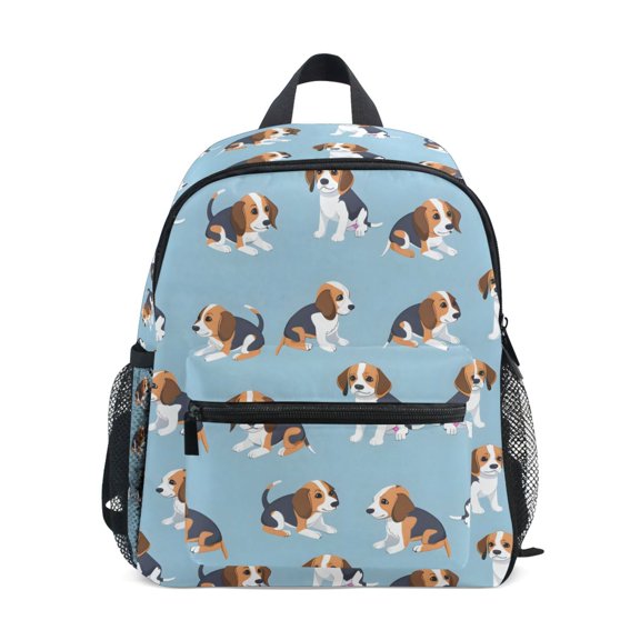 ALAZA Cute Beagle Dogs School Backpack Small Bookbag Mini Bags