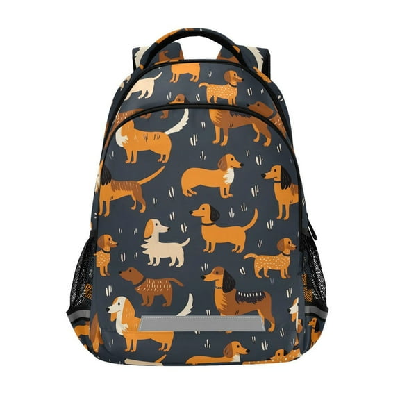 ALAZA Cute Beagles Dogs Backpack Elementary School Bag Bookbag Travel Rucksack