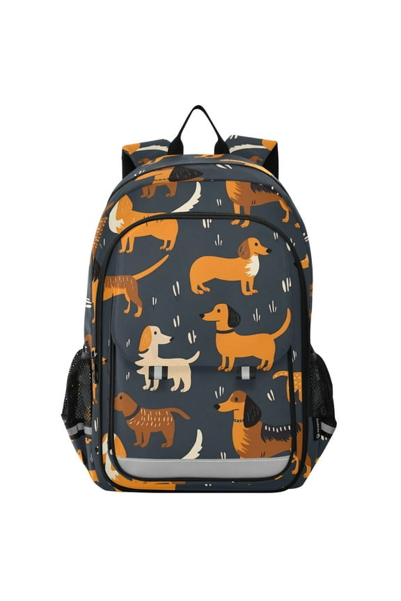 Cute Beagles Dogs Laptop Backpack Purse Travel Bag Casual School Bookbag Rucksack for Women Men