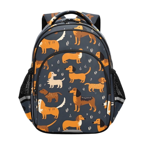 ALAZA Cute Beagles Dogs School Backpack Elementary Bag Bookbag Travel Rucksack
