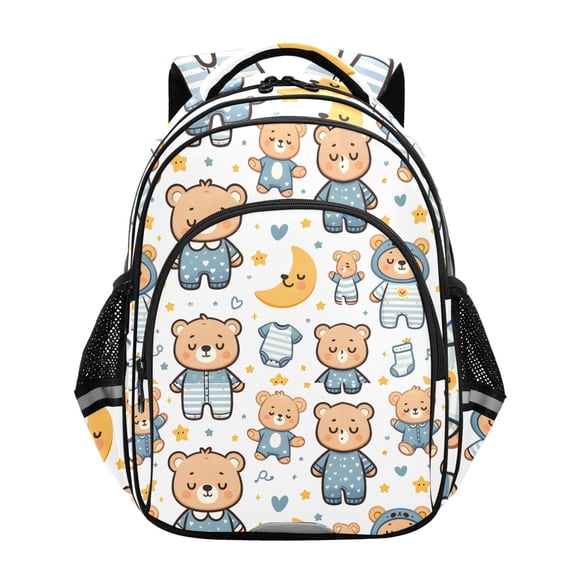 ALAZA Cute Bear and Star School Backpack Elementary Bag Bookbag Travel Rucksack