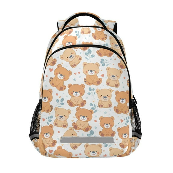 ALAZA Cute Bears Backpack Elementary School Bag Bookbag Travel Rucksack