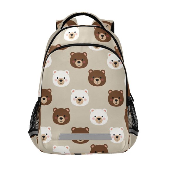 ALAZA Cute Bears Backpack Elementary School Bag Bookbag Travel Rucksack