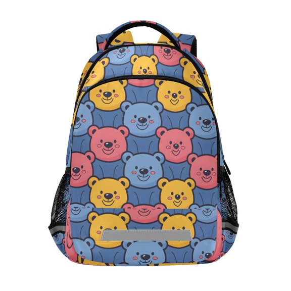 ALAZA Cute Bears Backpack Elementary School Bag Bookbag Travel Rucksack