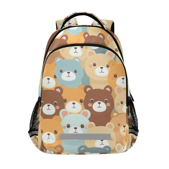 ALAZA Cute Bears Backpack Elementary School Bag Bookbag Travel Rucksack