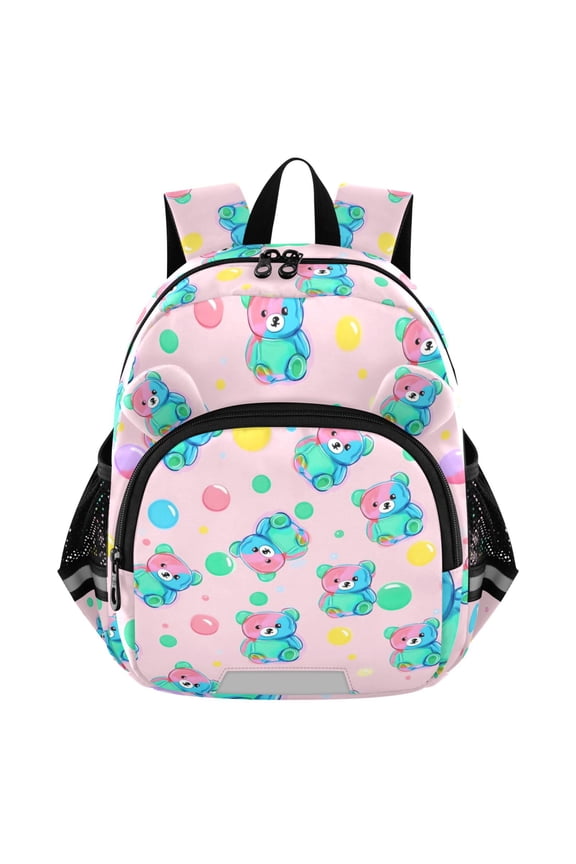 Cute Bears Bubbles Mini Backpack School Bookbag Age 3-7 Small