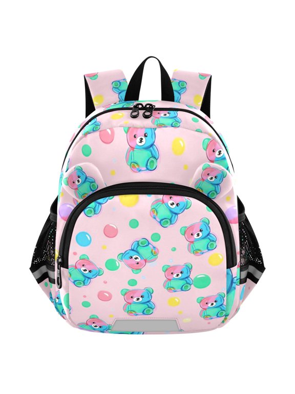 Cute Bears Bubbles Mini Backpack School Bookbag Age 3-7 Small
