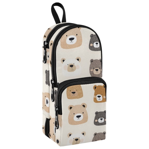 ALAZA Cute Bears Pencil Case Pen Pouch Stationery Organizer Bag