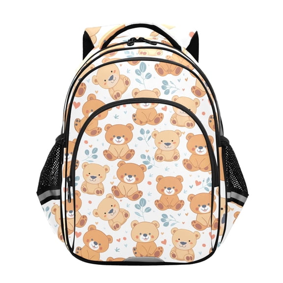 ALAZA Cute Bears School Backpack Elementary Bag Bookbag Travel Rucksack