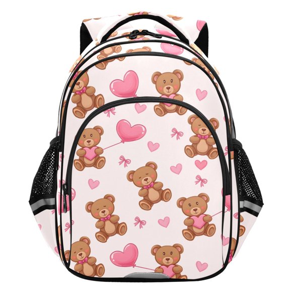 ALAZA Cute Bears with Balloon School Backpack Elementary Bag Student Bookbag Travel Rucksack