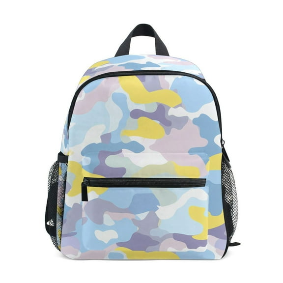 ALAZA Cute Camouflage Blue School Backpack Small Bookbag Mini Bags