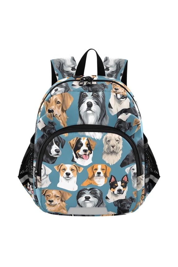 Cute Cartoon Beagles Dogs Mini Backpack School Bookbag Age 3-7 Small