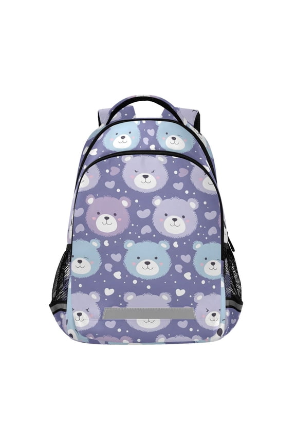 Cute Cartoon Bear Backpack Elementary School Bag Bookbag Travel Rucksack