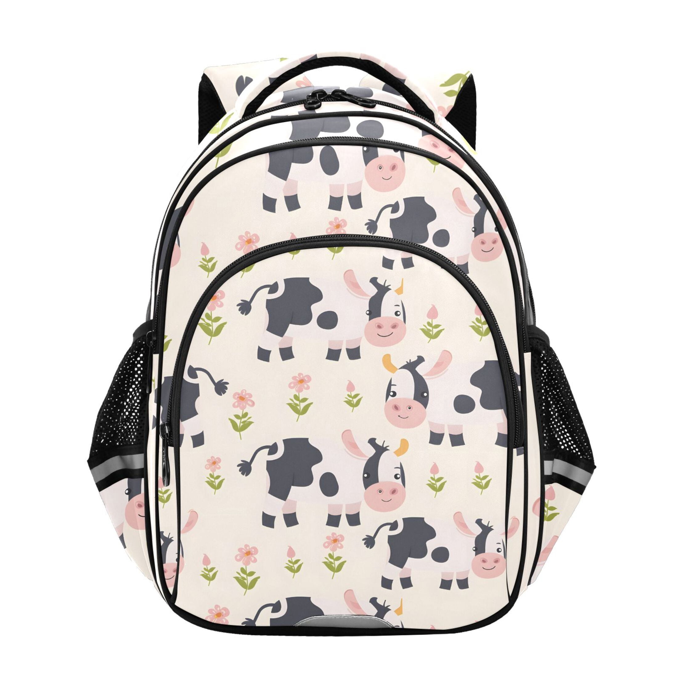 Cute Peace Sign Backpack Purse - Lightweight Laptop Book Bag With Multiple Pockets, Size S 16 Inch, For Travel & School
