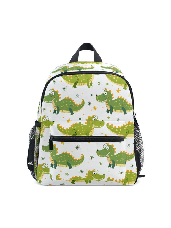 Cute Cartoon Crocodile Toddler Backpack for Preschool Kindergarten Kids Bags