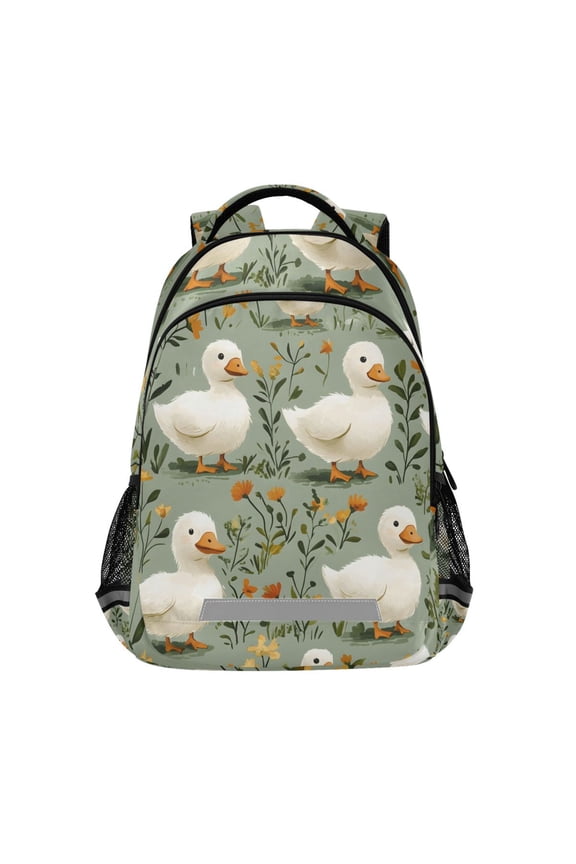 Cute Cartoon Duck Backpack Elementary School Bag Bookbag Travel Rucksack