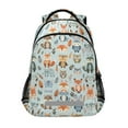 thumbnail image 1 of ALAZA Cute Cartoon Fox Backpack Elementary School Bag Bookbag Travel Rucksack, 1 of 7